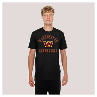 Men's New Era Black Washington Commanders Functional Fandom T-Shirt