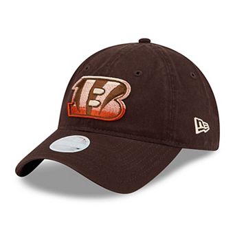 Women's New Era Brown Cincinnati Bengals Pumpkin Spice 9TWENTY Adjustable Hat