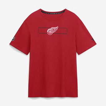 Men's Fanatics Red Detroit Red Wings Authentic Pro Primary Logo T-Shirt