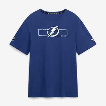 Men's Fanatics Blue Tampa Bay Lightning Authentic Pro Primary Logo T-Shirt