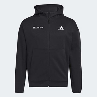 Men's adidas Black Texas A&M Aggies Z.N.E Full-Zip Hoodie