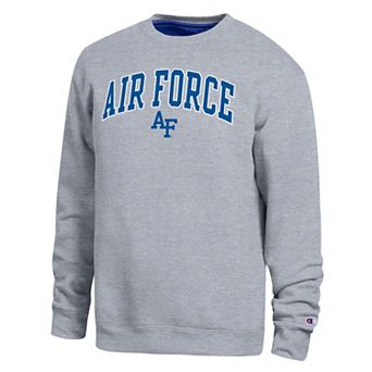 Men's Champion Heather Gray Air Force Falcons Arch Sweatshirt