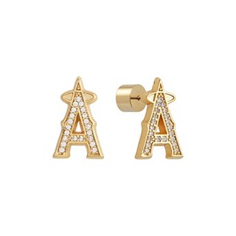 by Jill Martin Los Angeles Angels Glam Day Post Back Earrings