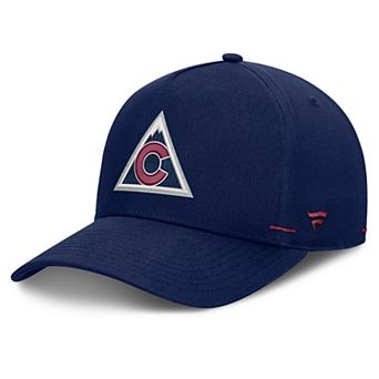 Men's Fanatics Navy Colorado Avalanche Alternate Authentic Pro Rink A-Frame Adjustable Hat