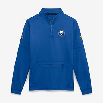 Men's Fanatics Royal Buffalo Sabres Authentic Pro Rink Fleece Quarter-Zip Pullover