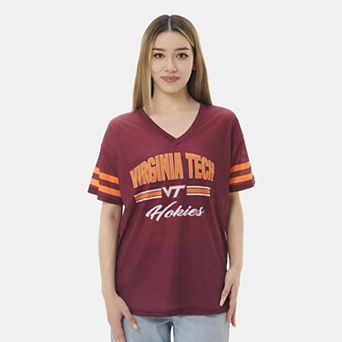 Women's ZooZatz Maroon Virginia Tech Hokies Mesh Jersey Kickoff T-Shirt