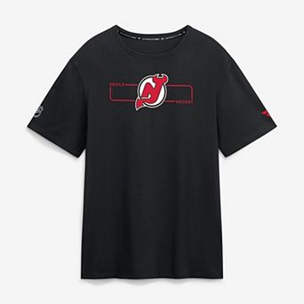 Men's Fanatics Black New Jersey Devils Authentic Pro Primary Logo T-Shirt