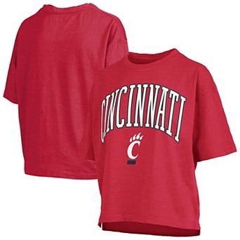 Women's Pressbox Red Cincinnati Bearcats Nelson T-Shirt