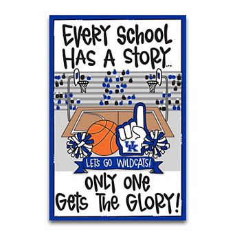"Kentucky Wildcats Every School Has A Story 12"" x 18"" Garden Flag"