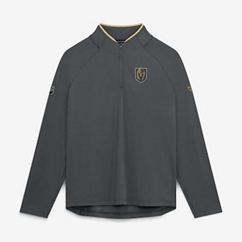 Women's Fanatics Charcoal Vegas Golden Knights Authentic Pro Rink Lightweight Quarter-Zip Pullover