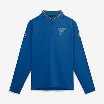 Men's Fanatics Blue St. Louis Blues Authentic Pro Rink Lightweight Quarter-Zip Pullover