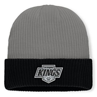 Men's Fanatics Gray Los Angeles Kings Authentic Pro Rink Cuffed Knit Hat