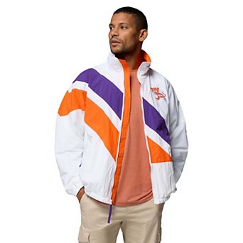 Men's Columbia White Clemson Tigers Reventure Full-Zip Windbreaker Jacket