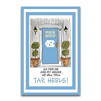 "North Carolina Tar Heels As For Me 12"" x 18"" Garden Flag"