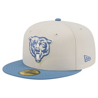 Men's New Era Cream/Blue Chicago Bears Color Pack 59FIFTY Fitted Hat