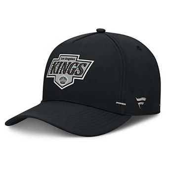 Men's Fanatics Black Los Angeles Kings Authentic Pro Rink Bar Tacks A-Frame Adjustable Hat