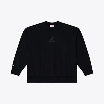 Men's Mitchell & Ness Black Dallas Cowboys Core Essentials Micro Logo Fleece Sweatshirt