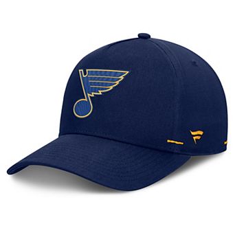 Men's Fanatics Navy St. Louis Blues Alternate Authentic Pro Rink A-Frame Adjustable Hat