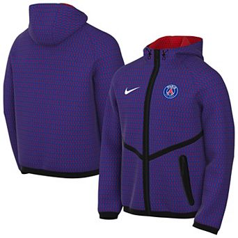 Men's Nike Blue Paris Saint-Germain 2026/27 Anthem Dri-FIT Full-Zip Hooded Jacket
