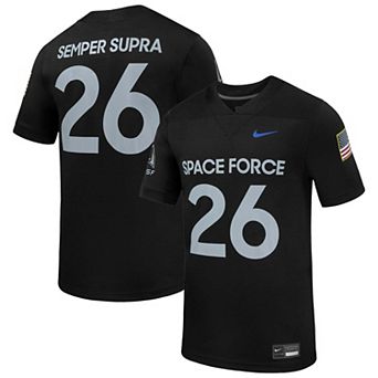 Men's Nike Black Air Force Falcons Space Force Replica Football Jersey