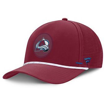 Men's Fanatics Burgundy Colorado Avalanche Authentic Pro Rink Vented A-Frame Adjustable Hat