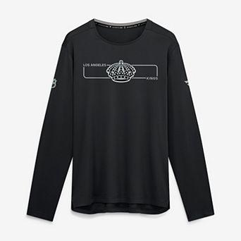 Men's Fanatics Black Los Angeles Kings Authentic Pro Rink Tech Long Sleeve T-Shirt