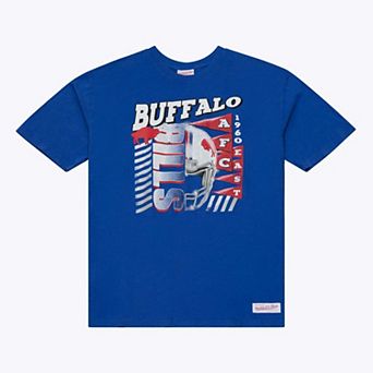 Men's Mitchell & Ness Royal Buffalo Bills Core Essentials Street Graphic Short Sleeve T-Shirt