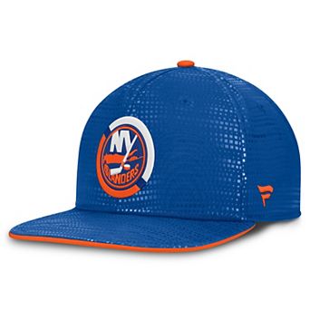 Men's Fanatics Royal New York Islanders Authentic Pro Rink Square Visor Snapback Hat