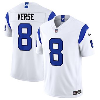 Men's Nike Jared Verse White Los Angeles Rams Alternate Fearsome White Vapor F.U.S.E. Stitched Limited Jersey
