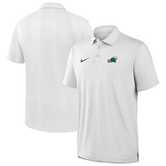Men's Nike White Tulane Green Wave 2026 Sideline Polo