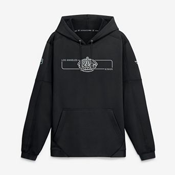 Men's Fanatics Black Los Angeles Kings Authentic Pro Rink Fleece Pullover Hoodie