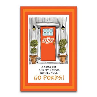 "Oklahoma State Cowboys As For Me 12"" x 18"" Garden Flag"