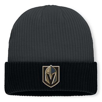 Men's Fanatics Charcoal Vegas Golden Knights Authentic Pro Rink Cuffed Knit Hat