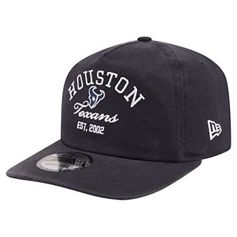 Men's New Era Navy Houston Texans Stacked 19TWENTY Adjustable Hat