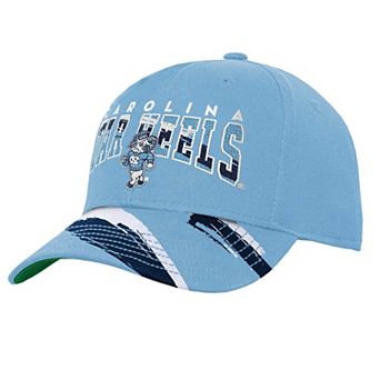 Youth Mitchell & Ness Carolina Blue North Carolina Tar Heels Mascot Streaks Pro Crown Adjustable Hat