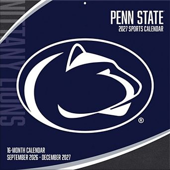 Penn State Nittany Lions 2027 12 ۝ x 12 ۝ Team Wall Calendar