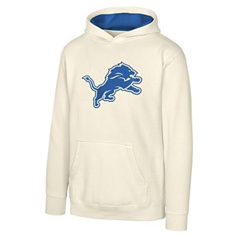 Youth Outerstuff Natural Detroit Lions Prime Pullover Hoodie