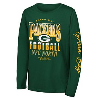 Youth Outerstuff Green Green Bay Packers Real Ones Long Sleeve T-Shirt