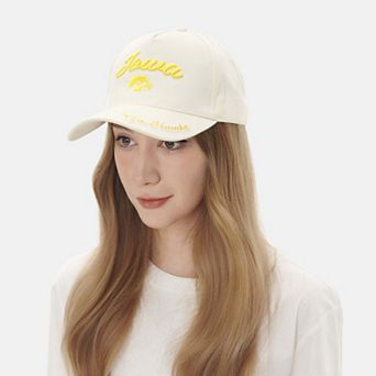 Women's ZooZatz Sand Iowa Hawkeyes Sweet Spirit A-Frame Adjustable Hat