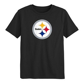 Preschool Outerstuff Black Pittsburgh Steelers Primary Logo T-Shirt