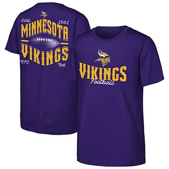 Youth Outerstuff Purple Minnesota Vikings Top Pick T-Shirt