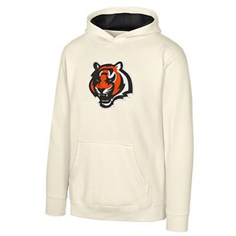 Youth Outerstuff Natural Cincinnati Bengals Prime Pullover Hoodie