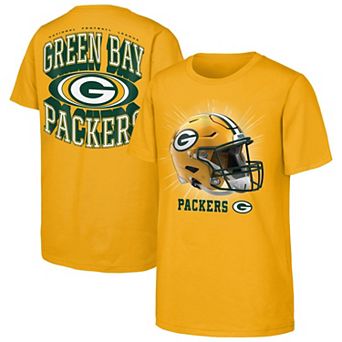 Youth Outerstuff Gold Green Bay Packers Winning Mentality T-Shirt