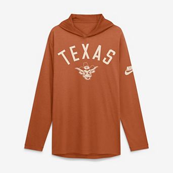 Men's Nike Texas Orange Texas Longhorns Legacy Arch Tri-Blend Long Sleeve Hooded T-Shirt