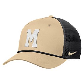Men's Nike Gold Missouri Tigers 100th Anniversary Rise Visor Rope Trucker Adjustable Hat