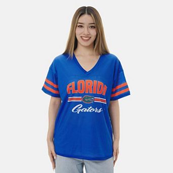 Women's ZooZatz Royal Florida Gators Mesh Jersey Kickoff T-Shirt