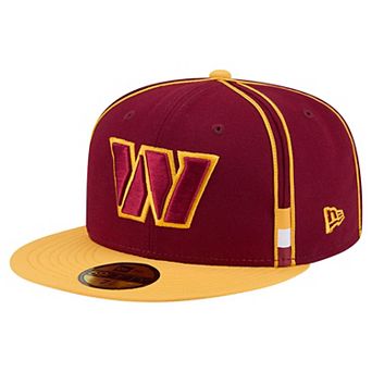 Men's New Era Burgundy Washington Commanders Soutache 59FIFTY Fitted Hat
