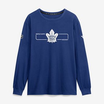 Men's Fanatics Blue Toronto Maple Leafs Authentic Pro Primary Logo Long Sleeve T-Shirt