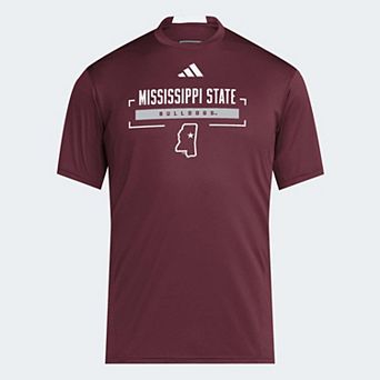 Men's adidas Maroon Mississippi State Bulldogs D4T Tri-Blend T-Shirt