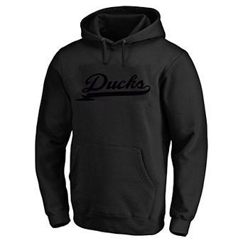 Men's Profile Black Oregon Ducks Tonal Hoodie